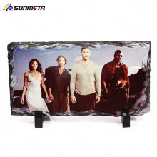 Sunmeta sublimation blank rock ardoise cadre photo --- fabricant